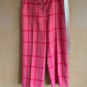 Rachel Comey Elo pink plaid pants Size 6